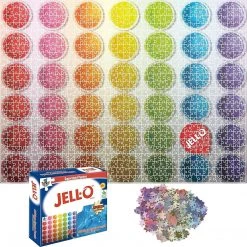 Puzzles Jell-O 1000 Piece SuperSized Jigsaw Puzzle Giant 20"x27" Rainbow Colors YWOW Games