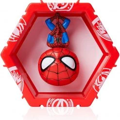 WOW Pods Marvel Avengers Spider-Man Swipe Light-Up Connect Bobble Figure Collectible Action Figures