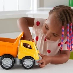 Fisher-Price Little People Dump Truck Construction Worker Figure Action Figures