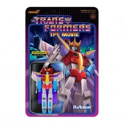 Action Figures Transformers The Movie King Starscream Animated Wave 4 ReAction Figure Collectible Super7