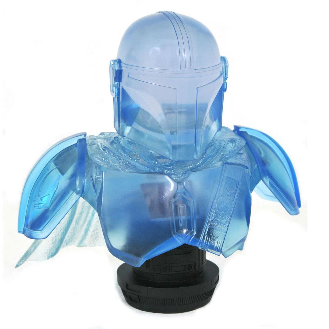 Star Wars The Mandalorian Hologram Bust L3D SDCC 2021 10" Statue Collectible Diamond Select 3 Star Wars The Mandalorian Hologram Bust L3D SDCC 2021 10" Statue Collectible Diamond Select