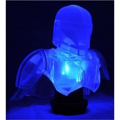 Star Wars The Mandalorian Hologram Bust L3D SDCC 2021 10" Statue Collectible Diamond Select