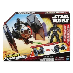 Hasbro Action Figures Star Wars Hero Mashers Episode VII Tie Fighter With Pilot Action Figure