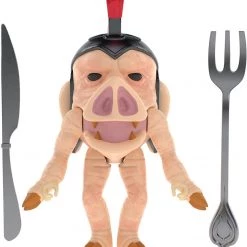 Action Figures Mighty Morphin Power Rangers Pudgy Pig ReAction Figure Villan Super7