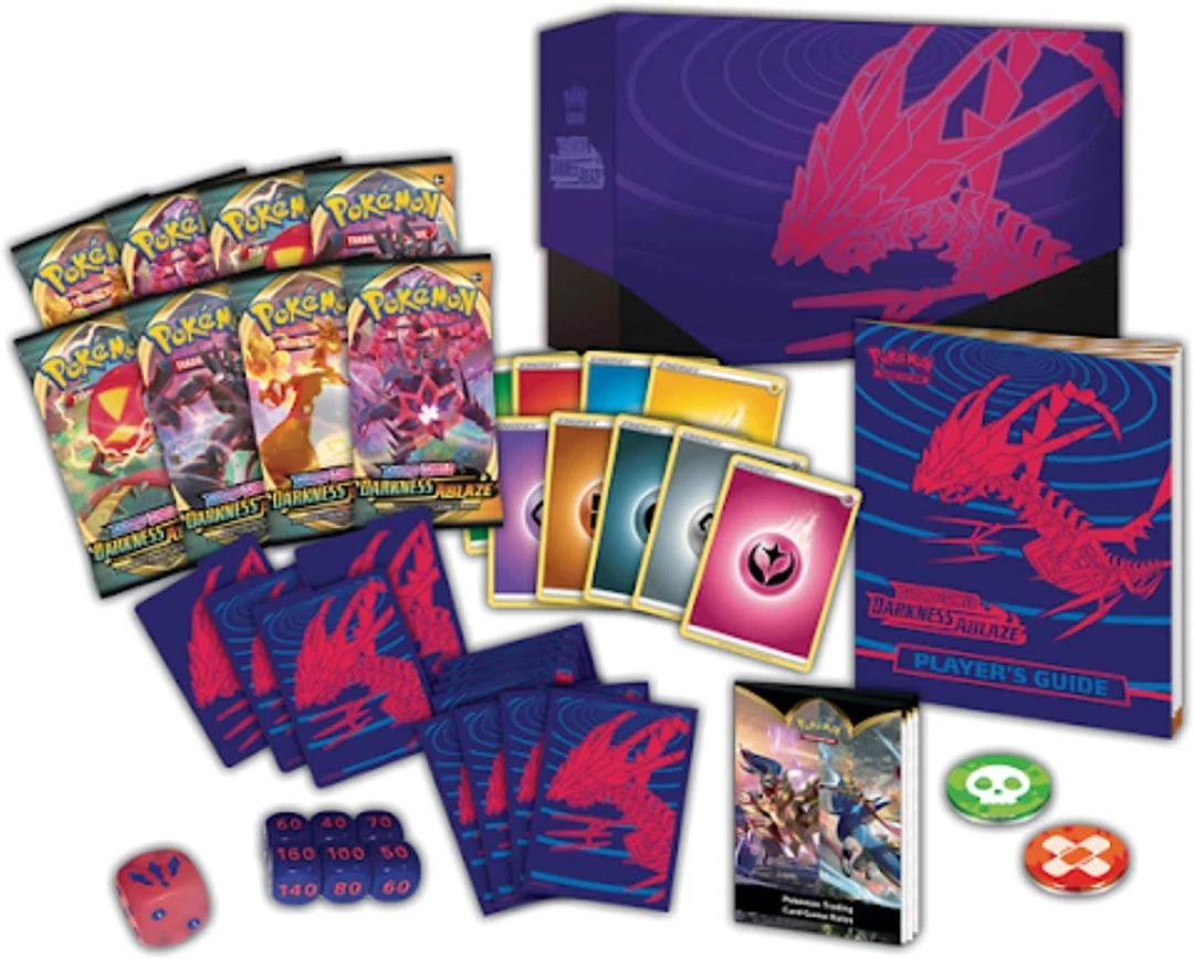 Pokémon TCG Sword & Shield Darkness Ablaze Elite Trainer Box Trading Card Game Pokemon 4 Pokémon TCG Sword & Shield Darkness Ablaze Elite Trainer Box Trading Card Game Pokemon