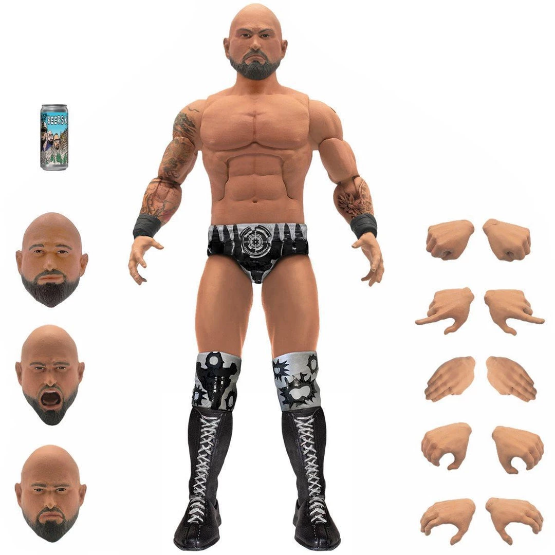 Action Figures Good Brothers Karl Anderson Impact! Wrestling Beerski Tag Champion Figure Super7 3 Action Figures Good Brothers Karl Anderson Impact! Wrestling Beerski Tag Champion Figure Super7