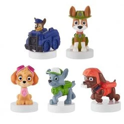 Action Figures Paw Patrol Characters Stampers 5pk Chase Cruiser Truck Rocky Tracker Figures PMI International