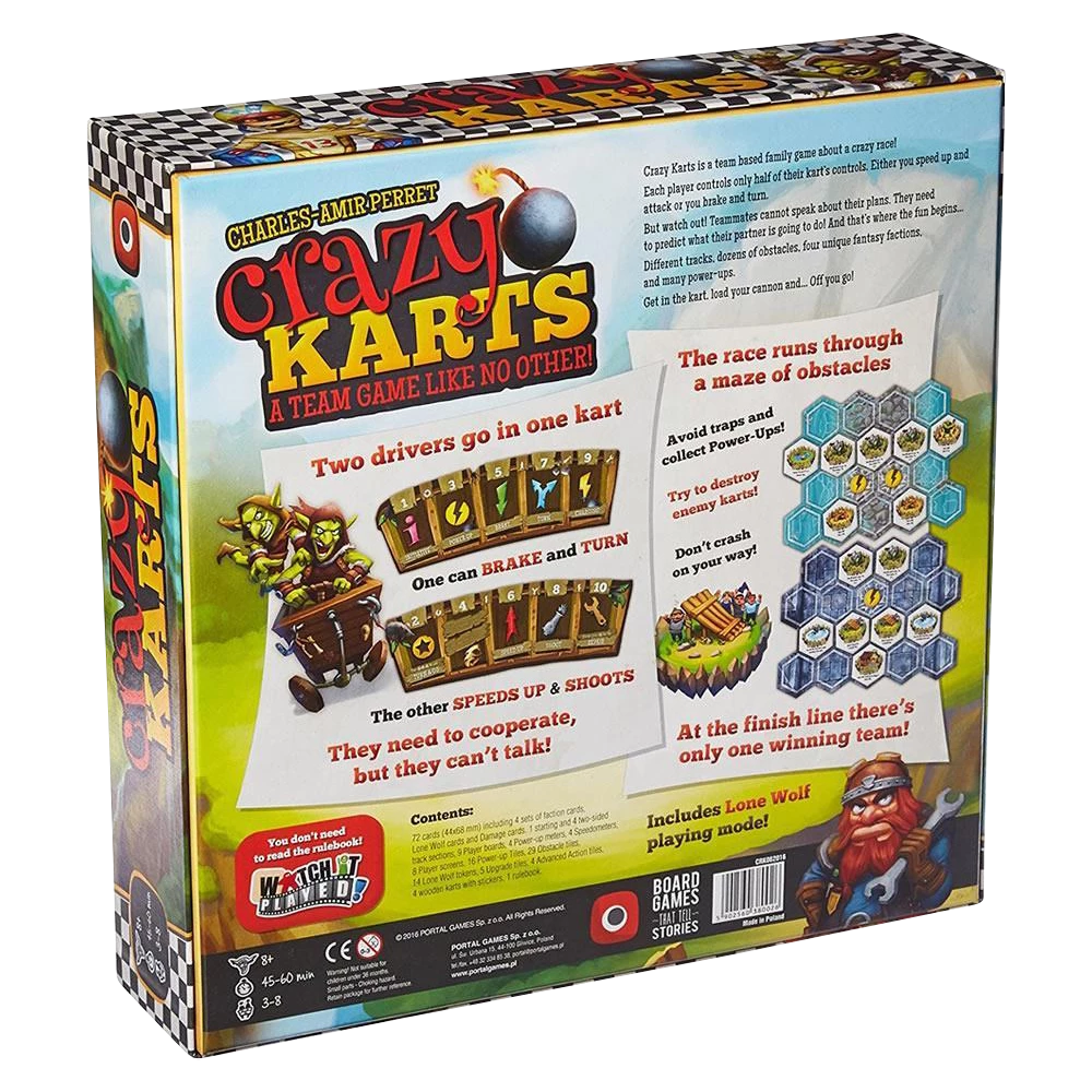 Crazy Karts Medieval Wicked Racing Board Game Portal Games Board Games 5 Crazy Karts Medieval Wicked Racing Board Game Portal Games Board Games