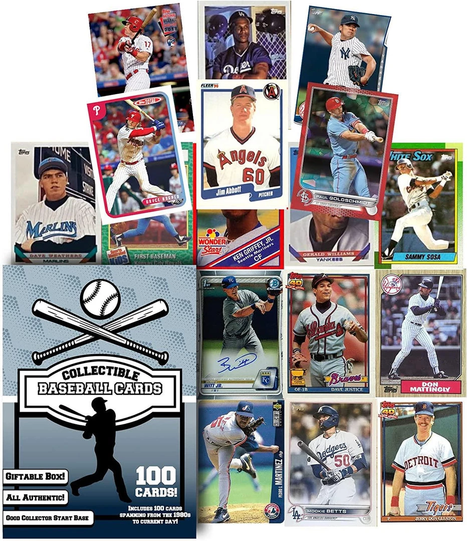 Card Games Baseball Trading Collector Cards 100ct Assorted Players Superstars Box Set Mighty Mojo 3 Card Games Baseball Trading Collector Cards 100ct Assorted Players Superstars Box Set Mighty Mojo