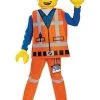 Costumes Emmet Lego Movie 2 Deluxe Boys Size L 10/12 Character Costume Licensed Disguise