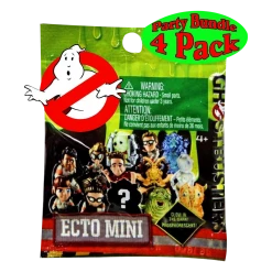 Mattel Action Figures Ghostbusters Ecto Minis Blind Bags 4-pack Glow In Dark Ghosts Mystery Figures