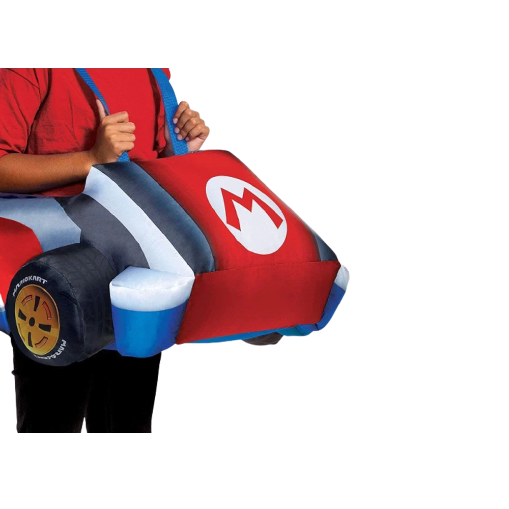 Disguise Nintendo Super Mario Bros Mario Kart Inflatable Boys Kids Costume Licensed - O/S 4 Disguise Nintendo Super Mario Bros Mario Kart Inflatable Boys Kids Costume Licensed - O/S