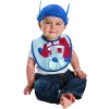 Disguise Transformers Optimus Prime Infant Bib And Hat Costume Accessory - O/S