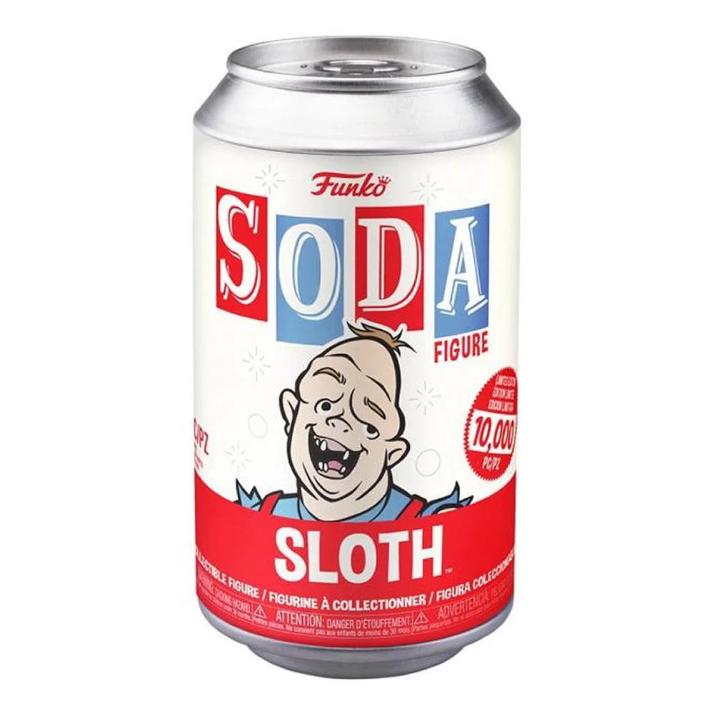 Action Figures Funko Soda The Goonies Sloth Limited Edition '80's Movie Figure 3 Action Figures Funko Soda The Goonies Sloth Limited Edition '80's Movie Figure