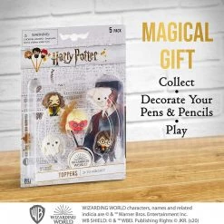 Harry Potter Pencil Toppers 5pk Sirius Black Dobby Hedwig Luna Lovegood PMI International