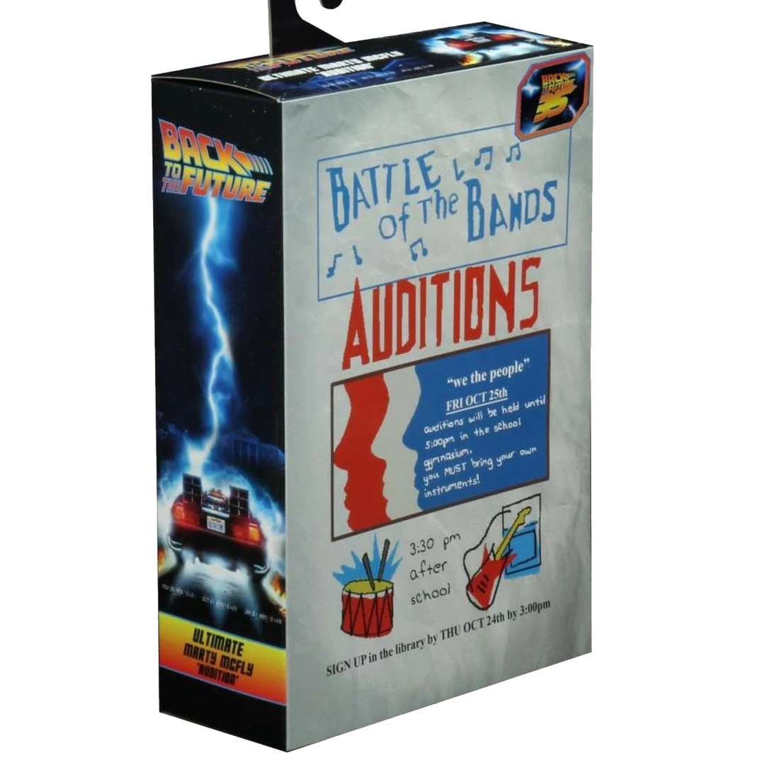 NECA Back To The Future Marty McFly Audition Figure Ultimate Battle Of Bands 1985 Action Figures 4 NECA Back To The Future Marty McFly Audition Figure Ultimate Battle Of Bands 1985 Action Figures