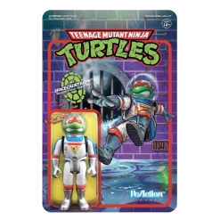 Super7 Teenage Mutant Ninja Turtles Space Cadet Raphael ReAction Figure Collectable - Articulated (Retro) Action Figures