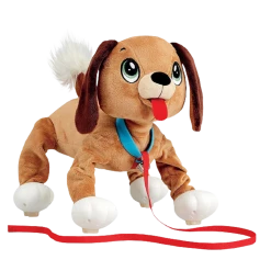 Commonwealth Toys Plush Toys Peppy Pets Mutt Dog Walks Runs Interactive Plush Kids