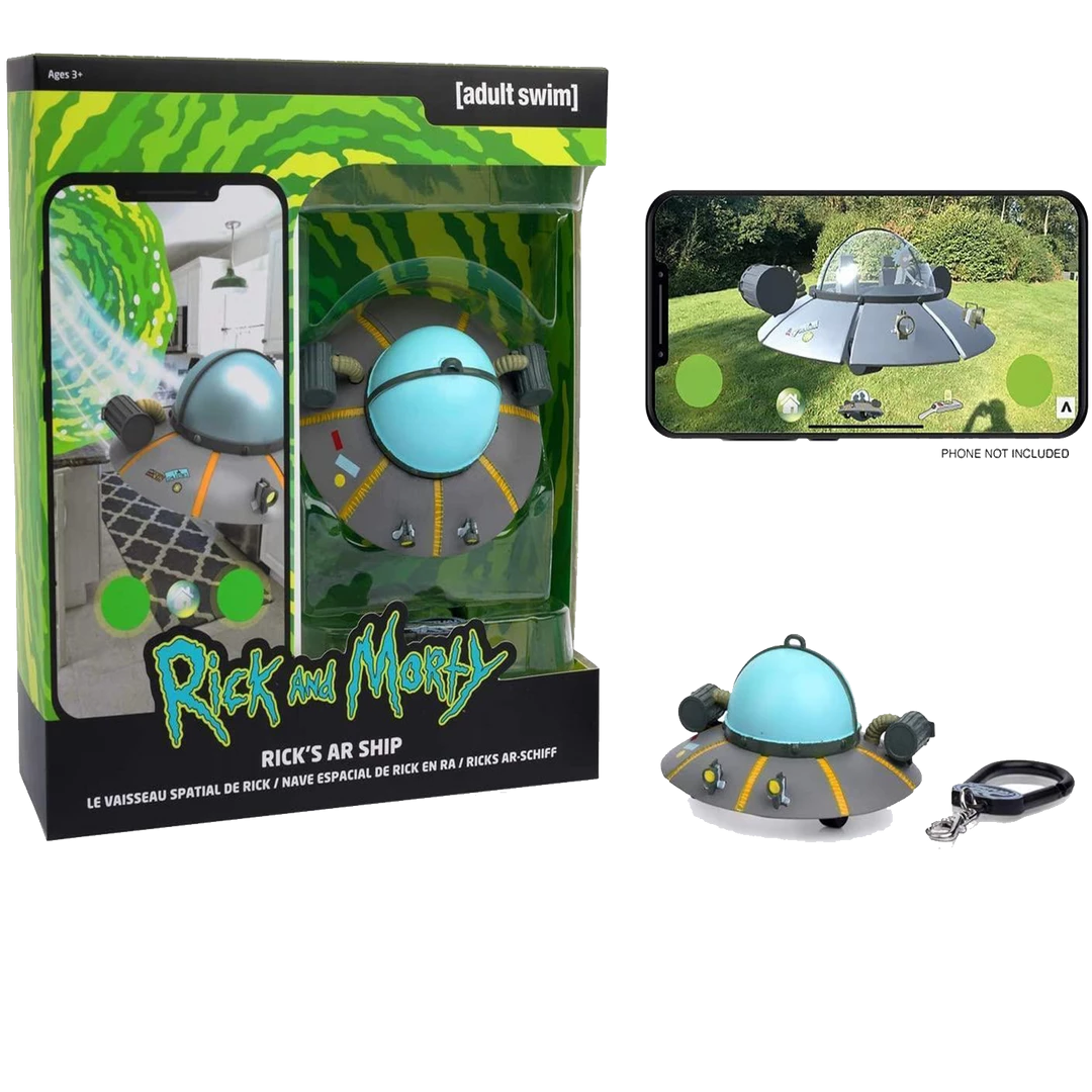 WOW Stuff Rick & Morty Virtual Rick's AR Ship Remote Control Spaceship Interactive Toy 3 WOW Stuff Rick & Morty Virtual Rick's AR Ship Remote Control Spaceship Interactive Toy
