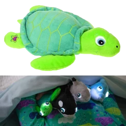 Cortex Toys NightBuddies Baby Sea Life Seraphina Baby Turtle Light-Up Plush Animal Toy