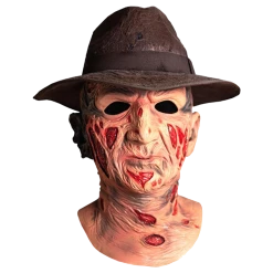 Trick Or Treat Studios Masks Nightmare On Elm Street Freddy Mask Fedora Hat Springwood Slasher Deluxe Horror