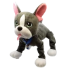Commonwealth Toys Plush Toys Peppy Pets French Bulldog Walks Runs Plush Interactive Kids Toy