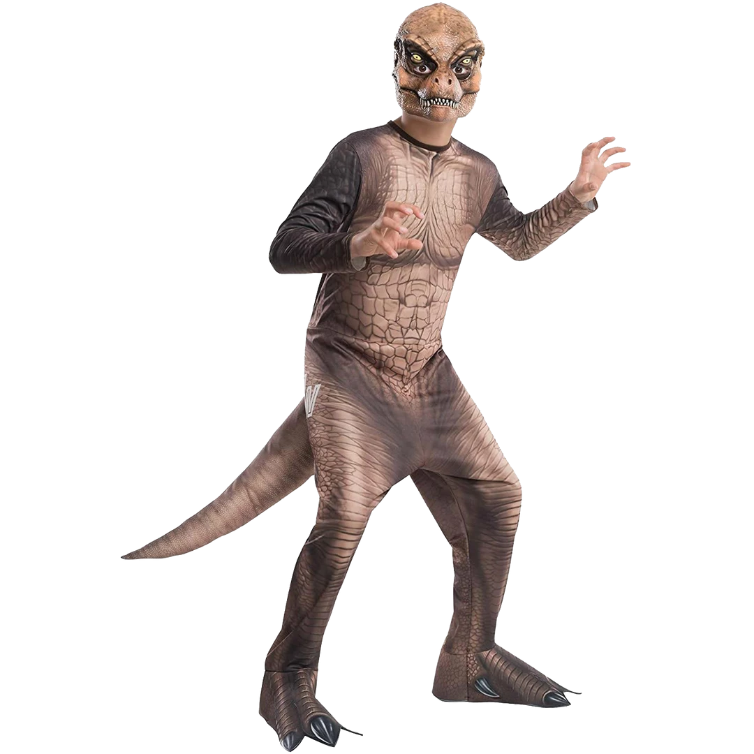 Rubie's Jurassic World Dinosaur T-Rex Size Boys Costume Officially Licensed - Medium (8-10) Costumes 3 Rubie's Jurassic World Dinosaur T-Rex Size Boys Costume Officially Licensed - Medium (8-10) Costumes