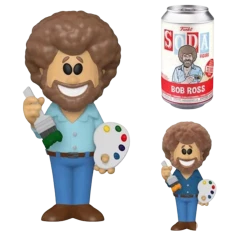 Funko Action Figures Soda Bob Ross Joy Of Painting Limited Edition Figure Painter
