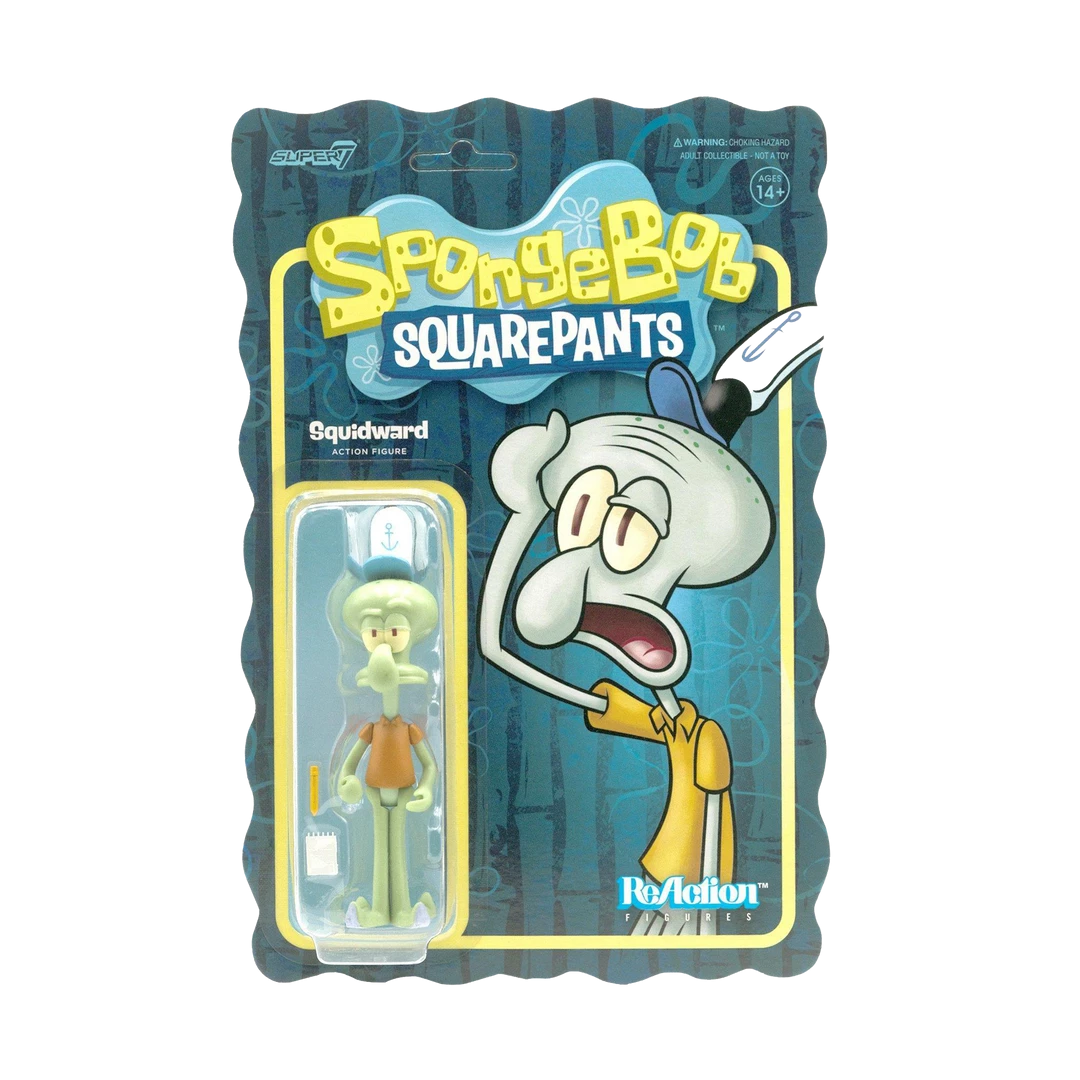 Super7 SpongeBob SquarePants Squidward Tentacles Wave 1 ReAction Figure 3 Super7 SpongeBob SquarePants Squidward Tentacles Wave 1 ReAction Figure