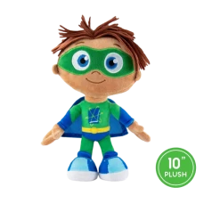 Mighty Mojo Super Why! Plush Whyatt Beanstall Doll Wyatt Green Willy Super Readers Licensed