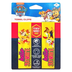 LogoPeg Paw Patrol Hello Sunshine Beach Towel Clips Nickelodeon Summer Bag Secure Chair
