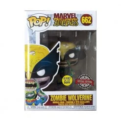 Action Figures Funko POP Marvel Zombies Wolverine Glows In Dark Logan Special Ed Figure #662