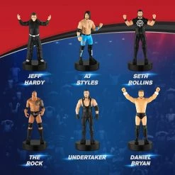 Action Figures WWE Stampers 12pk Smackdown Champion Character Figures Deluxe Set Box PMI International