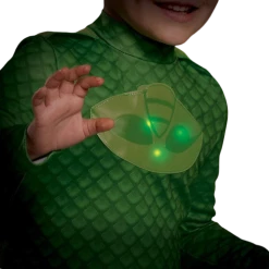 Disguise Costumes PJ Masks Gekko Deluxe Light-Up Toddler Kids Costume - Small (2T)