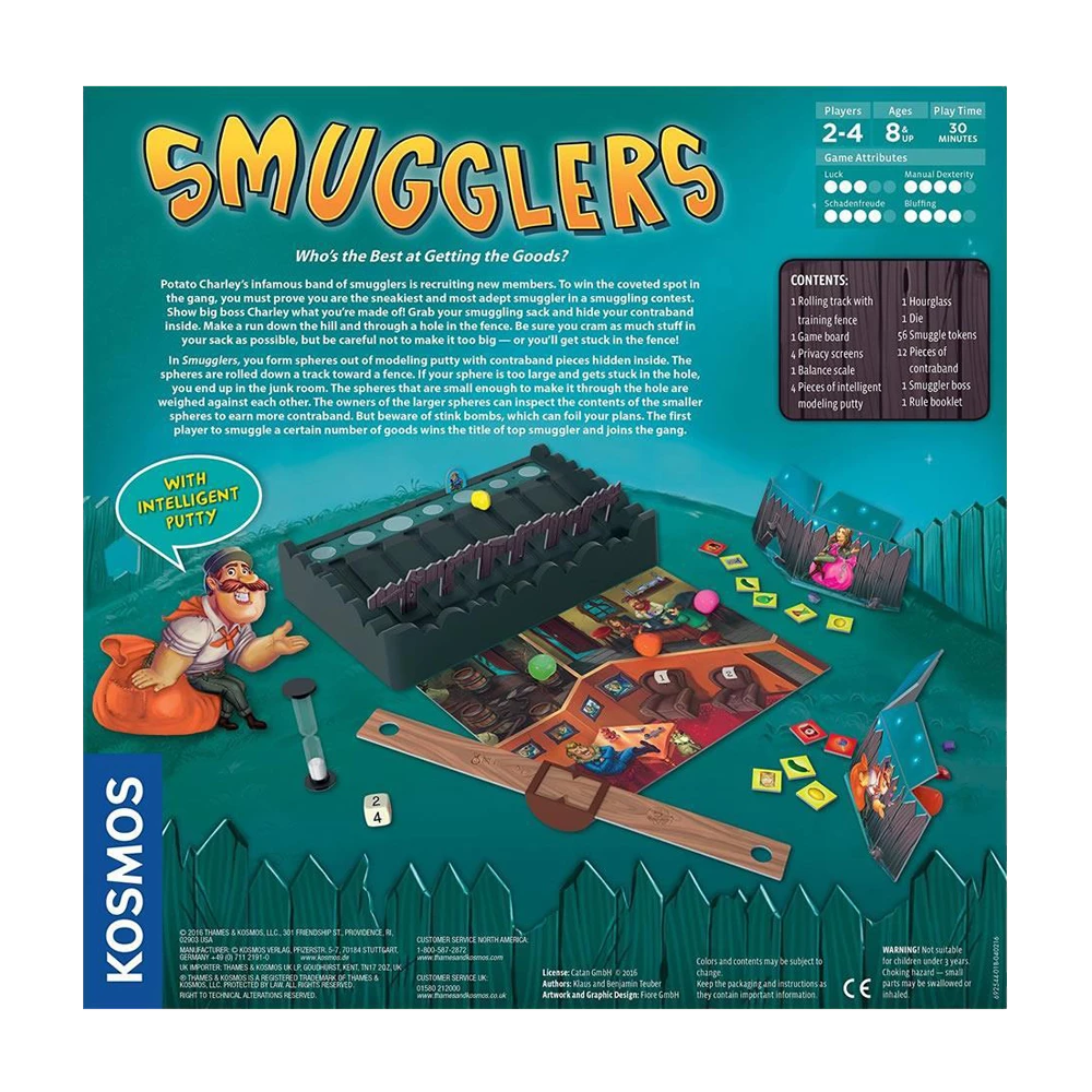 Smugglers Family Board Game Fence Contraband Strategy Multi-Player Fun Thames & Kosmos 692544 Board Games 5 Smugglers Family Board Game Fence Contraband Strategy Multi-Player Fun Thames & Kosmos 692544 Board Games