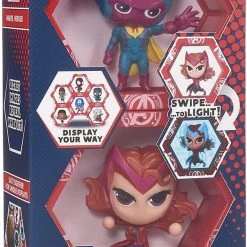 WOW Pods Vision & Scarlet Witch Avengers Ligh-Up Twin Pack Figures Connect Collectible WOW! Stuff Action Figures