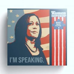 Puzzles VP Kamala Harris 500pcs Jigsaw Puzzle Women In Power Illustration Design All Ages Mighty Mojo