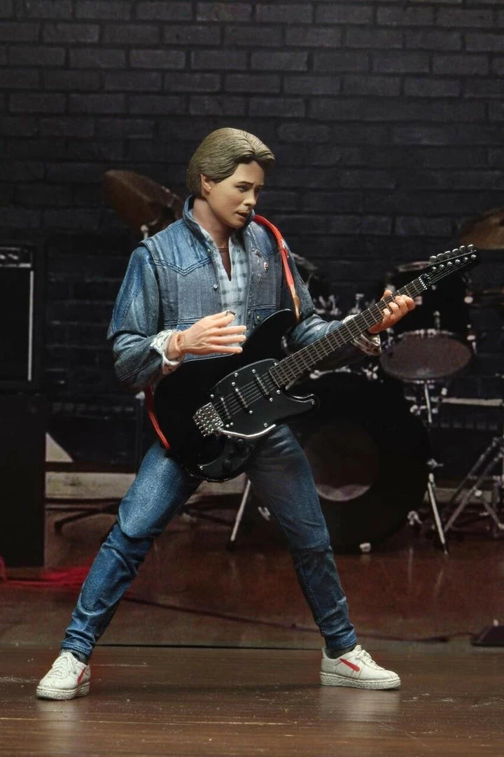 NECA Back To The Future Marty McFly Audition Figure Ultimate Battle Of Bands 1985 Action Figures 6 NECA Back To The Future Marty McFly Audition Figure Ultimate Battle Of Bands 1985 Action Figures