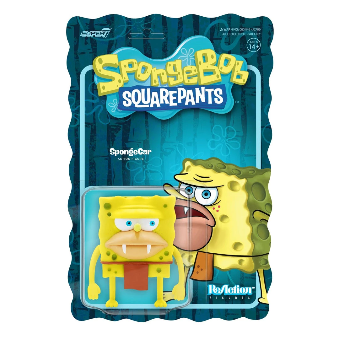 SpongeGar Spongebob Squarepants Caveman Detail ReAction Figure Super7 Action Figures 3 SpongeGar Spongebob Squarepants Caveman Detail ReAction Figure Super7 Action Figures