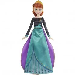 Disney Frozen 2 Queen Anna Fashion Doll Crown Dress Gown Hasbro
