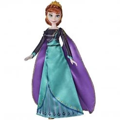 Disney Frozen 2 Queen Anna Fashion Doll Crown Dress Gown Hasbro