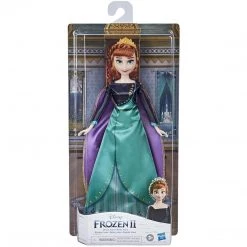 Disney Frozen 2 Queen Anna Fashion Doll Crown Dress Gown Hasbro