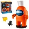 Action Figures Among Us Orange Crewmate Ink Stamper Toilet Paper Hat Cheese 5" Figure PMI International