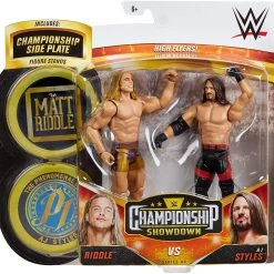Mattel WWE Riddle Vs AJ Styles Championship Showdown Wrestling