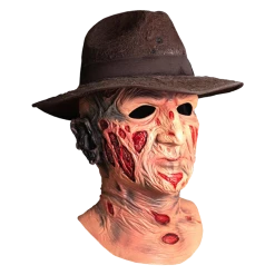 Trick Or Treat Studios Masks Nightmare On Elm Street Freddy Mask Fedora Hat Springwood Slasher Deluxe Horror