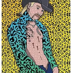 Chunky Custard Puzzles Hot Joe Tiger King Jigsaw Puzzle 1000ct Piece Premium Quality Pop Culture