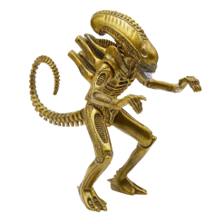 Super7 Aliens Xenomorph Attack Warrior Gold Alien Action Figure Horror Movie Franchise