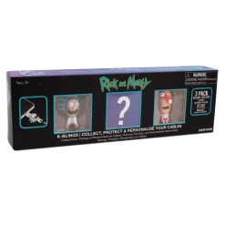 WOW! Stuff Rick & Morty K-Blings 3-pack Cable Protectors Personalize Adult Swim