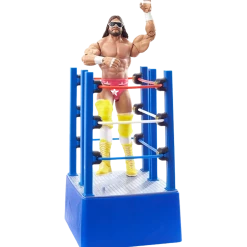 Mattel Wrestlemania III Randy Savage Action Figure WWF WWE Macho Man Ring Cart Action Figures