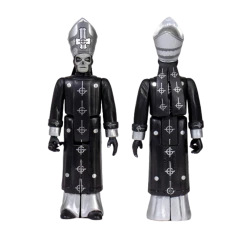 Super7 Action Figures Papa Emeritus III Ghost Black Reaction Action Figure - Articulated (Retro)